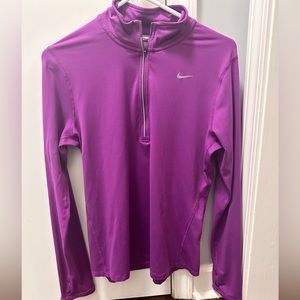 Women’s Nike quarter zip dri fit pullover